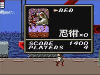 Shinobi sur Sega Game Gear